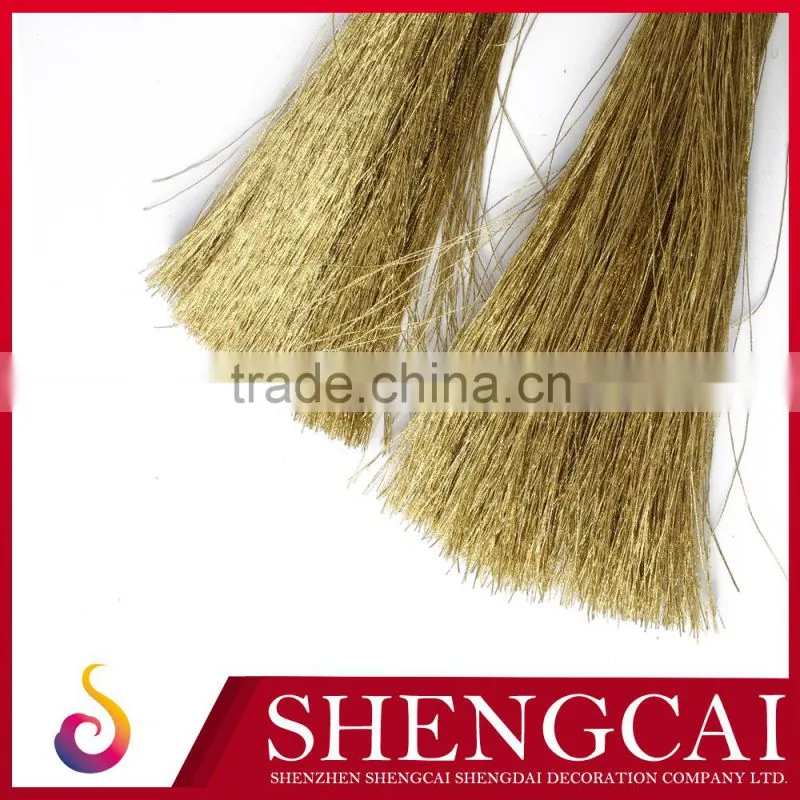metallic gold tassel