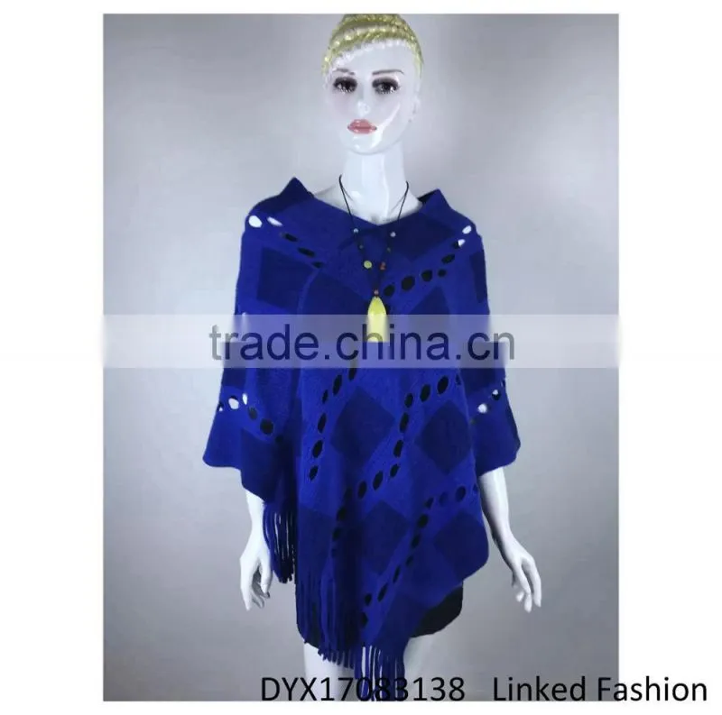 christmas acrylic cashmer feel poncho name meaning For winter