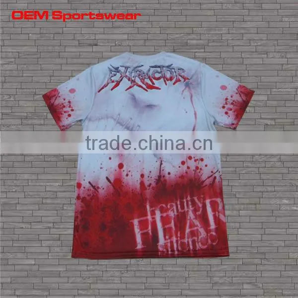 Cotton jersey customized printed t shirt