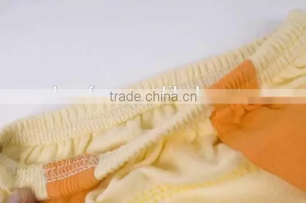 fox pattern soft cotton washable baby cloth diaper nappy