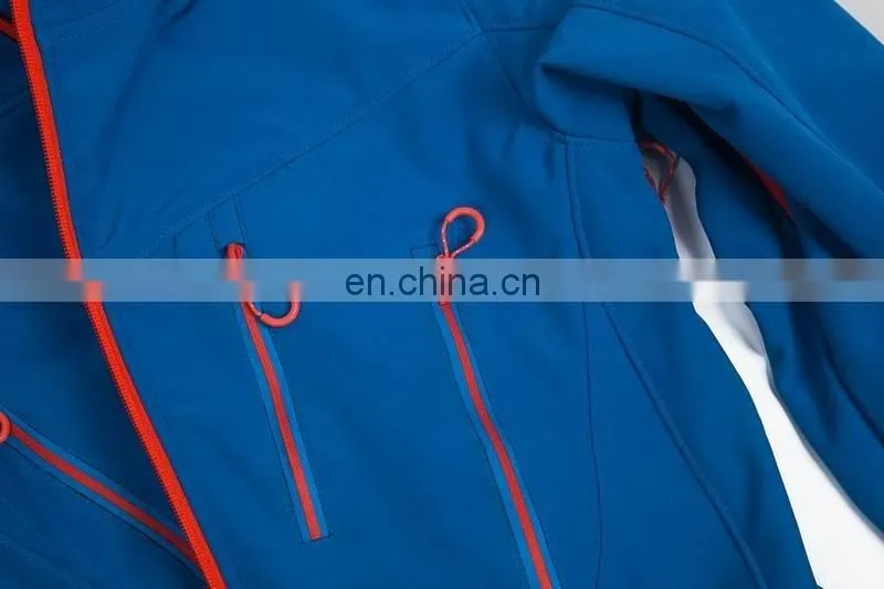 Men Water Resistant Hooded Softshell Jacket Print New Logo
