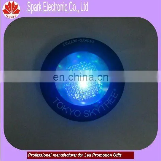 plastic bar luminent coaster led