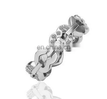 Elegant AAA CZ Diamond Heart Alloy Rings for Women Wedding Engagement Vintage Ring Zirconia Bijoux High Quality Alloy Ring