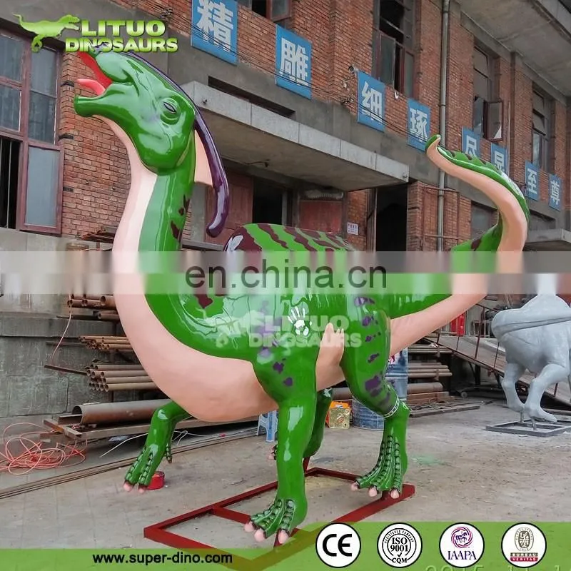 Outdoor Decoration Fiberglass Playground Dinosaur
