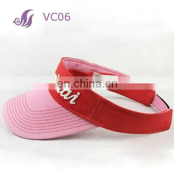 100% Cotton Sport Sun Visor