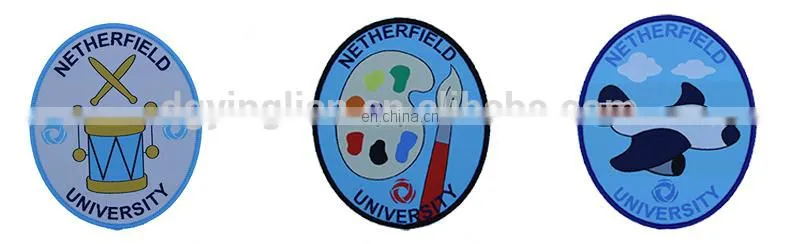 custom sports embroidery patches for clothing