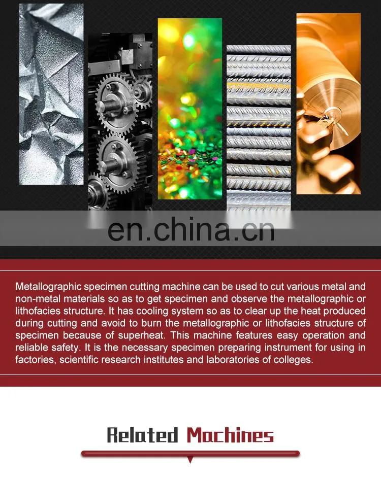 DTQ-5 Low Speed Metallographic Specimen Cutting Machine