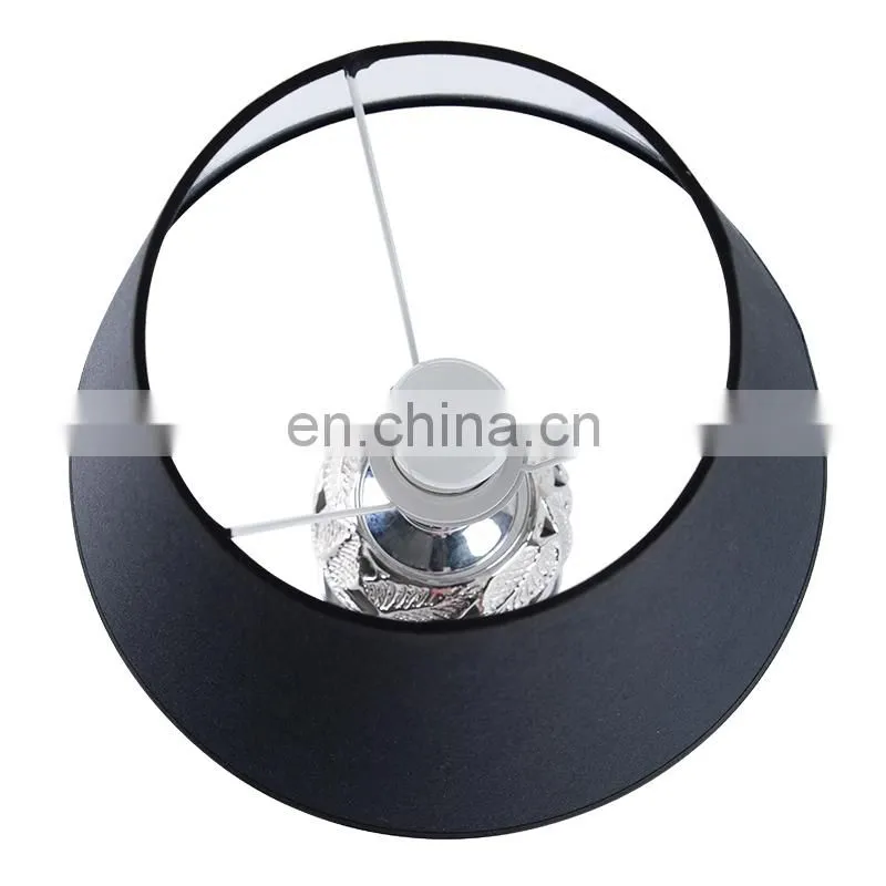 new design of flower pattern ceramic table lamp for reading room