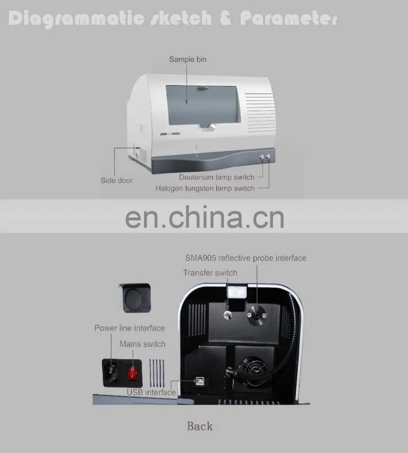desktop computerJewelry analysis/jewelry texting machine (GEM-3000)