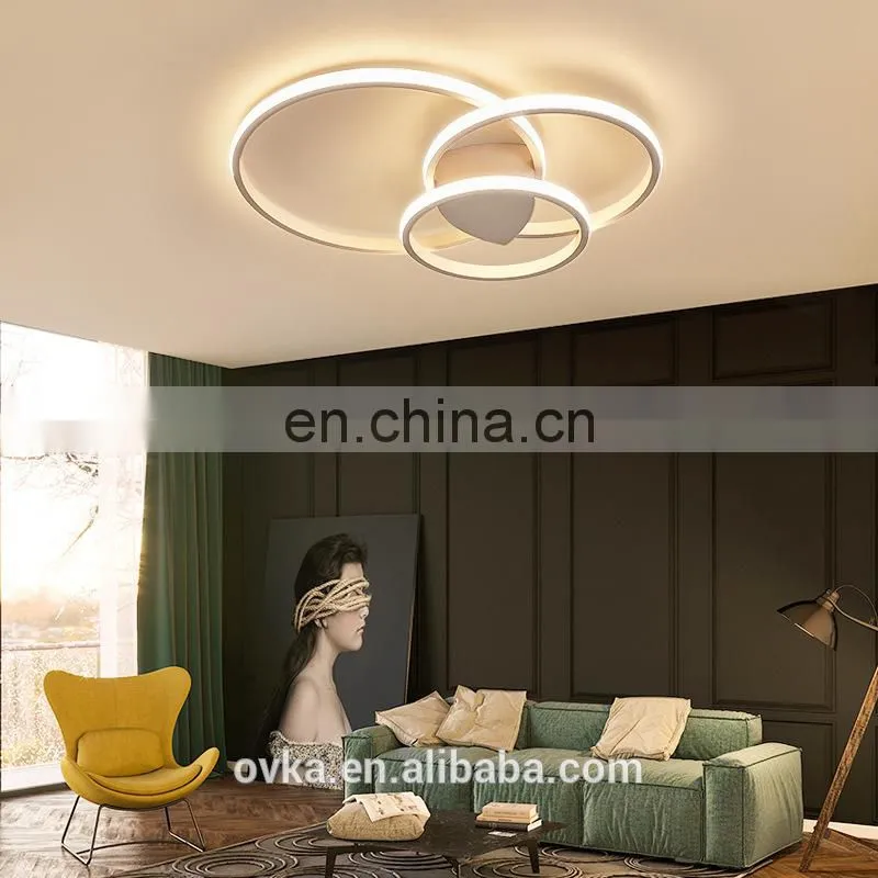 Creative ring ceiling lamp furniture practical lighting