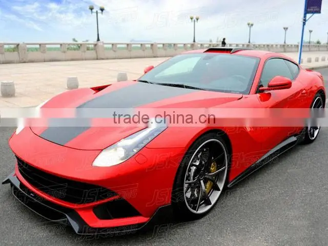 D STYLE CARBON FIBER SIDE SKIRTS UNDER BOARD FOR FERRARI F12 BERLINETTA(JSK111205)