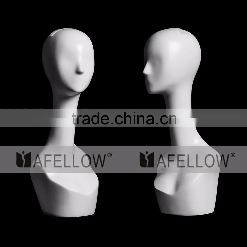 Fiberglass Head Model Abstract head mannequin model adults women display hair mannequins H1106