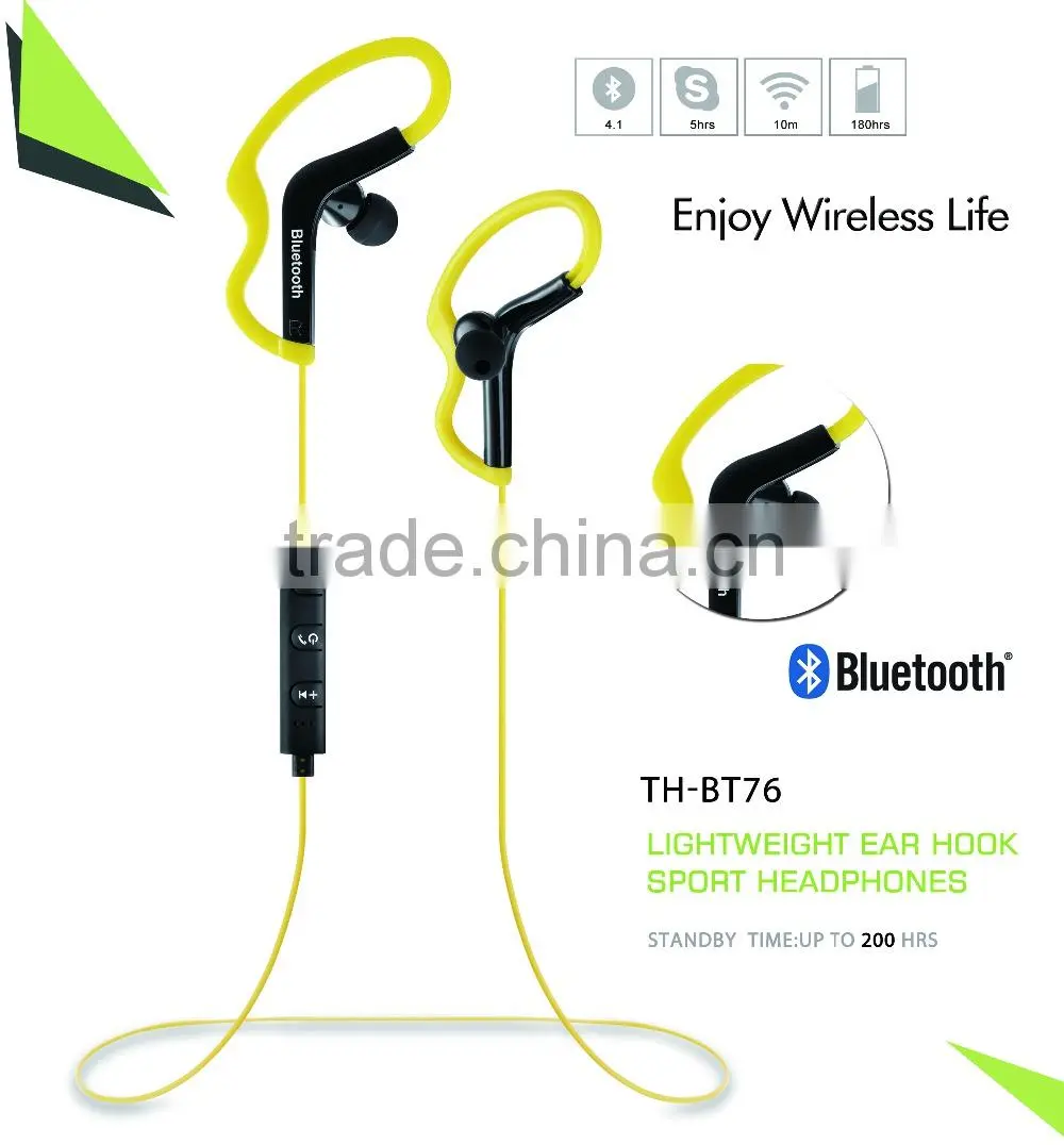 water proof headset sports wireless mp3 player wireless bluetooth headset