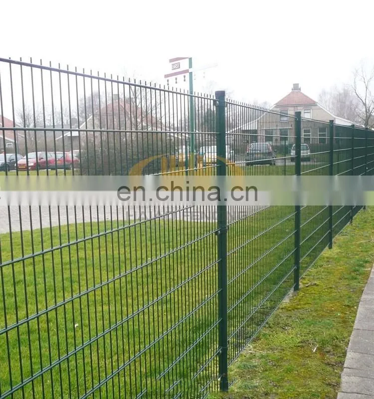 Factory supply garden fence double wire mesh fence