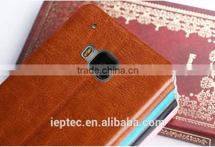 MOFi Case for HTC One M9 Flip Cover, Leather Mobile Phone Back Cover Housing for HTC One M9, HTC Hima