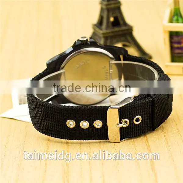 Custom logo army nylon watch