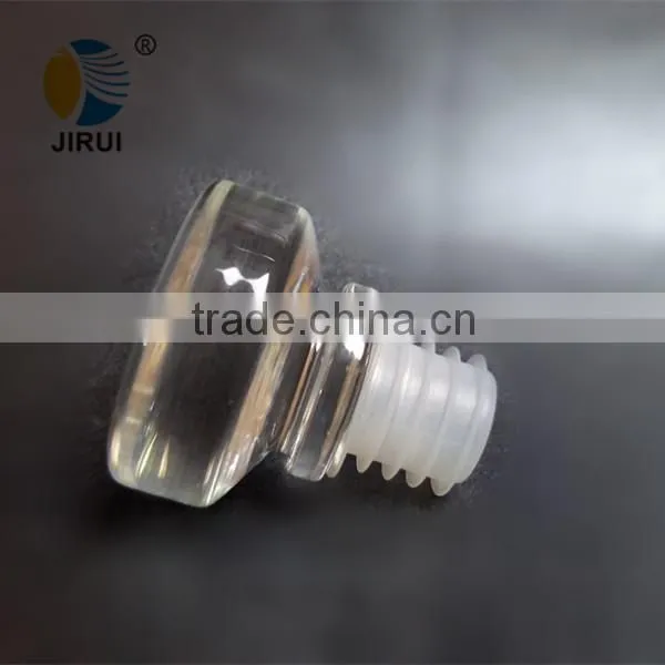 flint glass wine cap