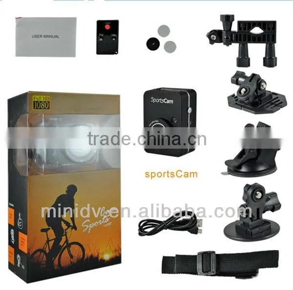Full HD 1080P@30FPS Waterproof Action Camera DV240 With 2.4inch Touch Screen