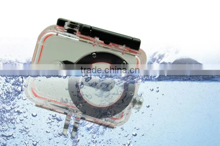 Perfect 60 Meters Deep Waterproof Case for Xiaomi Yi Camera with Full Buttons For Easy Operation On Xiaomi Yi Action Cameras