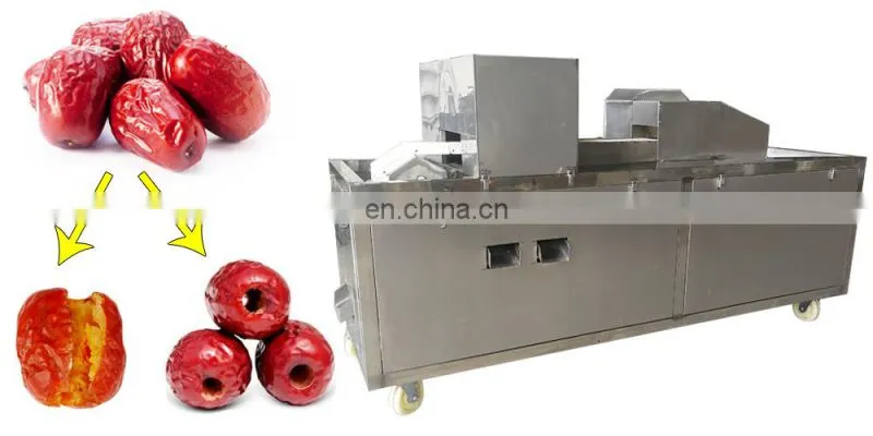Dates pitting machine for jujube seeds removing processing 5000kg per hour processing equipment