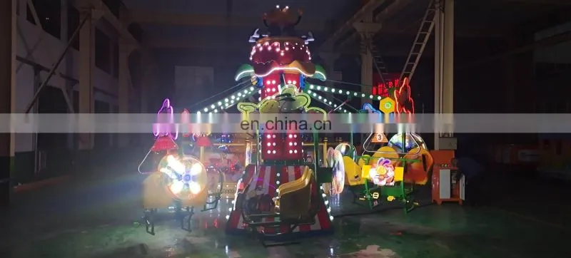 12 seats Self control bee bike rides Amusement park swing ride for sale