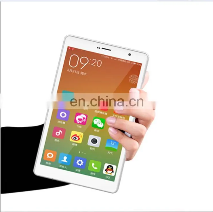 MTK8168 quad core processor wifi 3g dongle tablet pc 8" with reset jack MIC speaker
