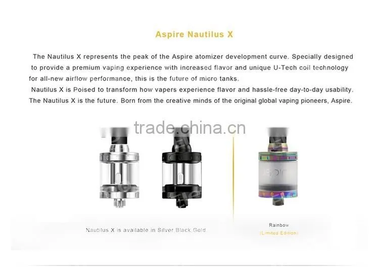 2016 Aspire New X tank U-Tech coils 2ml Nautilus X,Wholesale Aspire Nautilus-X Tank