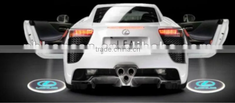 projection led car logo slides changeable Car Door Light & Ghost Shadow Light /car logo lamp LED Welcome Lights laser lamp