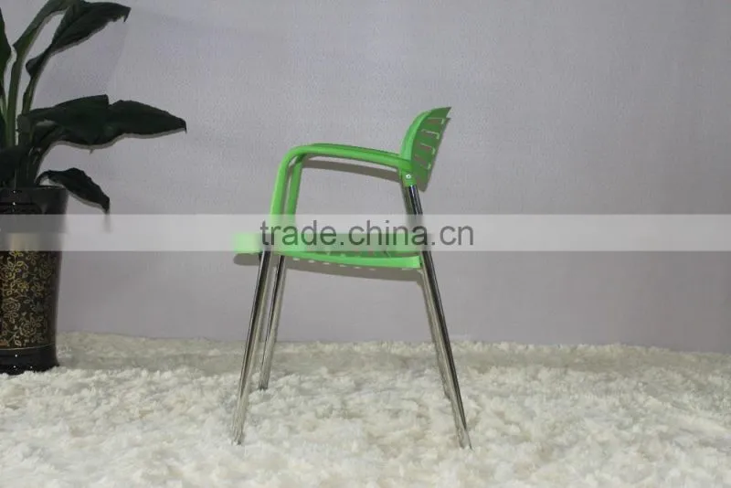 replica graceful Spanish Design stainless steel plastic seat and back Jorge Pensi stacking toledo chair for dining room