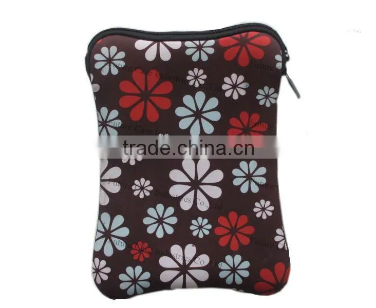 3mm neoprene laptop bag with should strap and handle