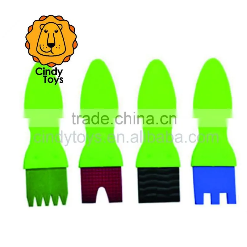 EVA Stamps Brushes Patterns 4 pcs for Kids