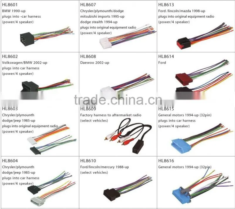 customized auto wire harness&cable assembly