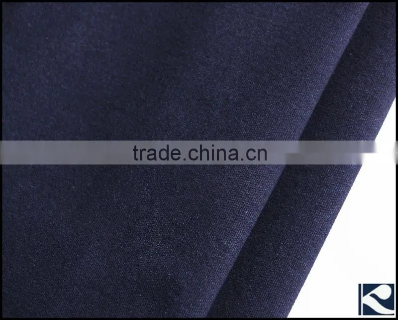 indigo dyed cotton polyester knitting denim