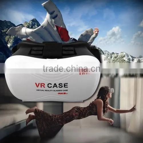 3D VR BOX Case Virtual Reality Glasses Movies Games Case For 3.5-6.0 inch Phone