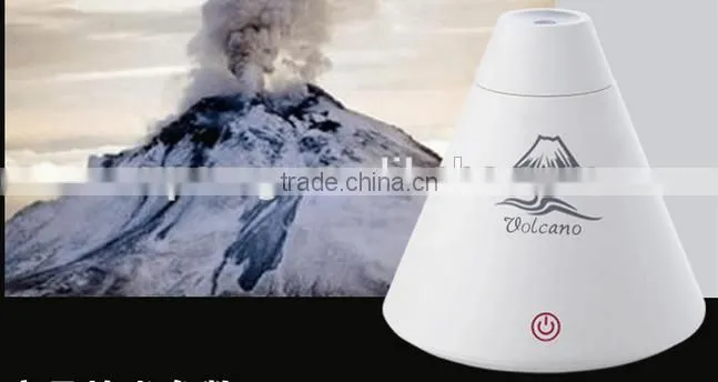 Hot Sale ! Super Volcano Shape Air Humidifier Desktop USB Oil Essential Aroma Diffuser with Multi Colors Night Light