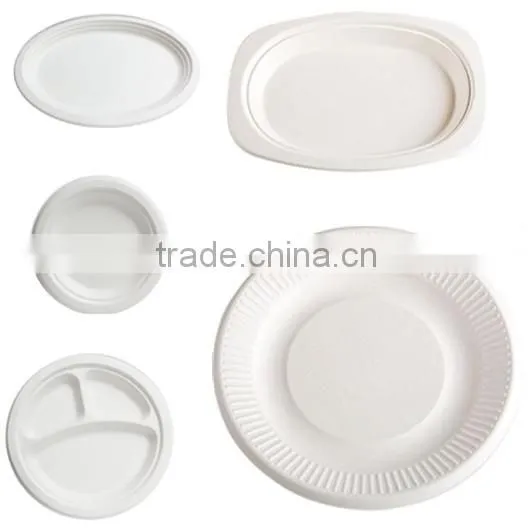 8inch disposable corn starch material plates