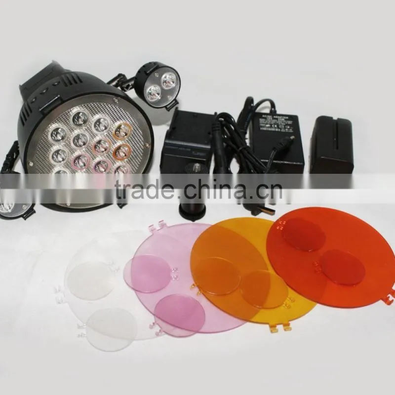 SHOOT XT-4 LED Video Light for DV Camcorder Lighting lamp DSLR Camera 5D 5D2 60D 650D D90 D3100 D3200 D5100