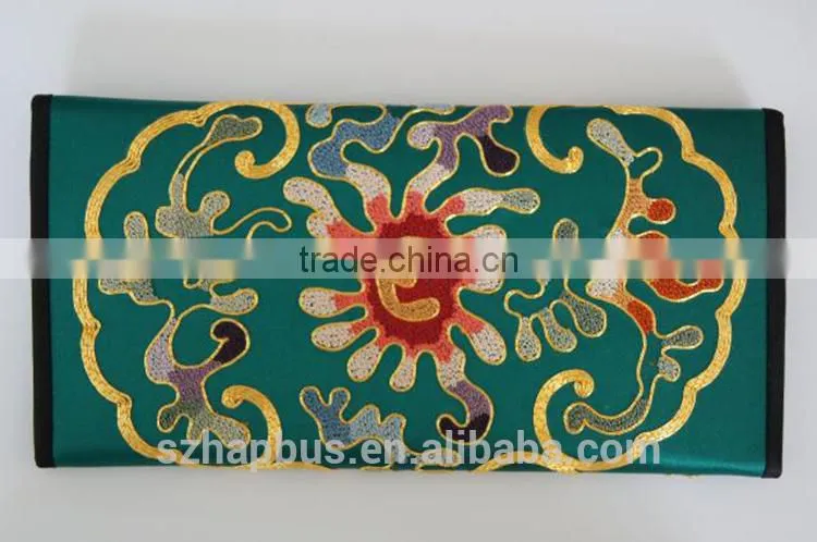 Handmade Silk Embroidery Ladies' purse/ Wallet/Handbag