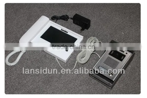 2016 Lansidun color video door phone for villa