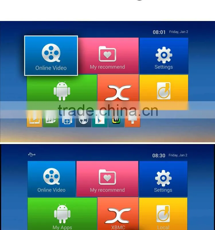 Low cost AML S805 quad core tv box with H.265 video support