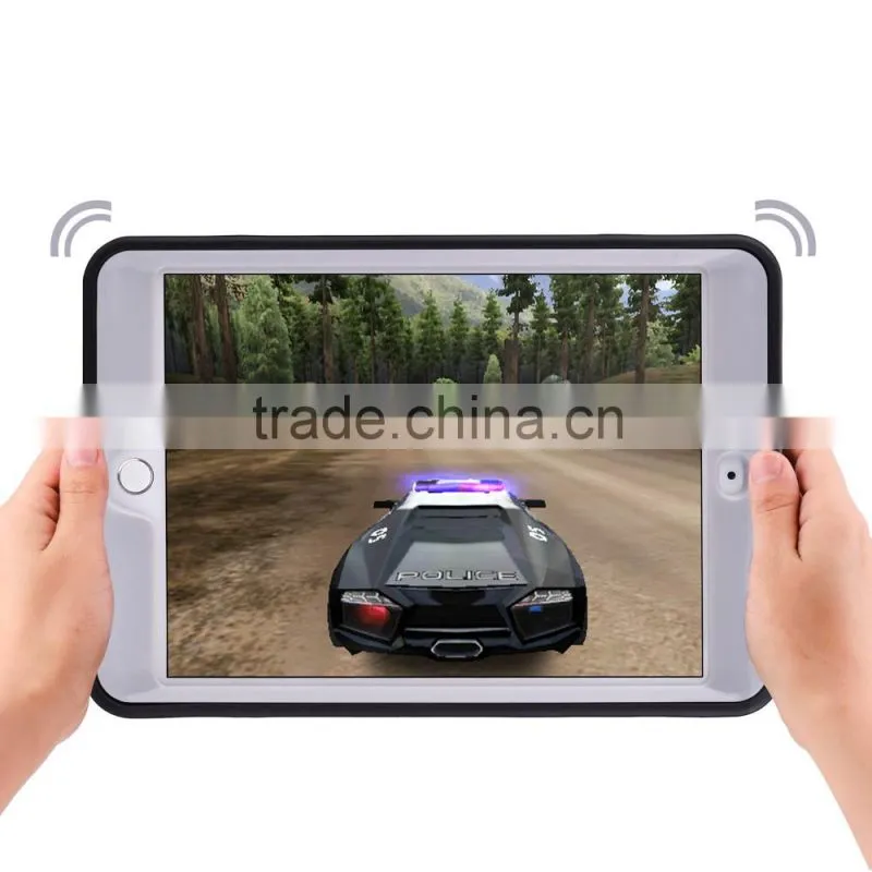 Heavy Duty TPU PC Full Protective Cover For iPad Mini 1/2/3 Armor Hybrid Robot Design Shockproof Case For iPad Mini 123 TB-0266