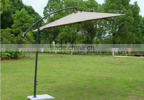9' windproof patio side pole umbrella