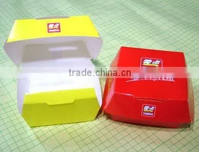 High quality hamburger paper box