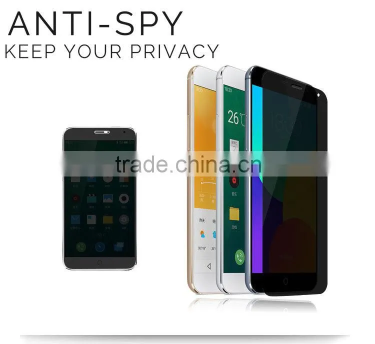 wholesale cell phone accessories 180 degree privacy screen protector for sony xperia z1