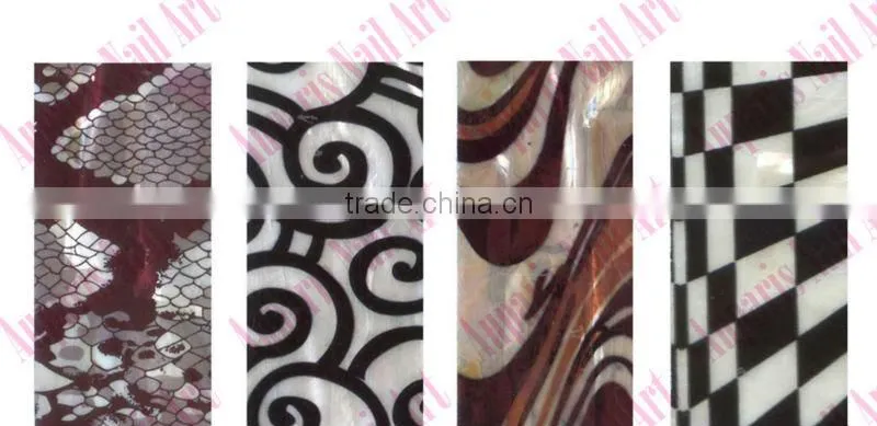 Hot ! nail art decoration, shell sheet, fashionable design !!