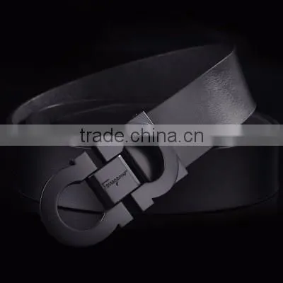 Man's Official Black Real Leather Belt