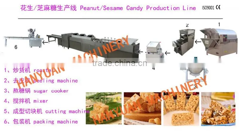 2016 Best sale peanut candy forming machine, sesame candy cutting machine,making machine
