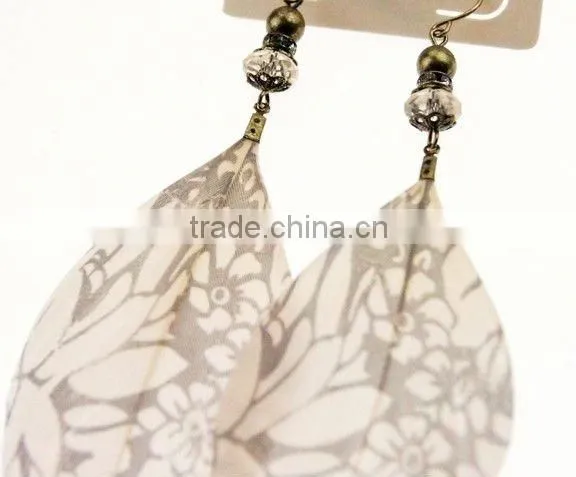 fashion feather earrings