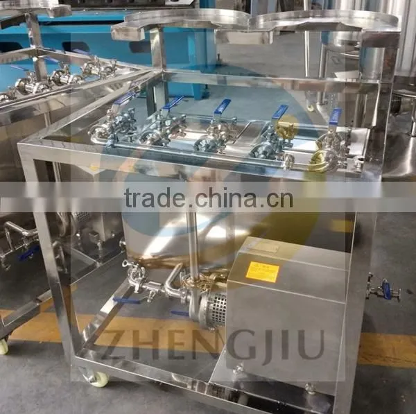 Stainless Steel Manual Two Station Beer Keg Washer with Barrel Three-phrase 220V 50 Hz