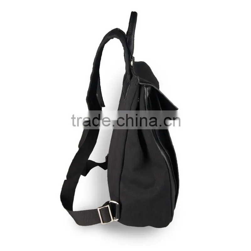China faux leather Material and Day Backpack Use custom made backpacks